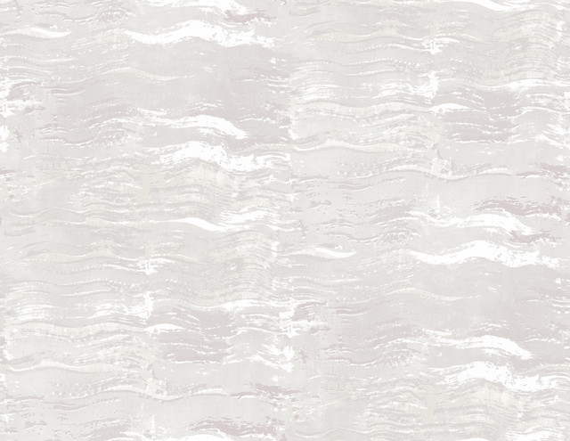 Seabrook Wallpaper Bleached Wave Metallic Pearl & Gray L'Atelier de Paris  United States 60.75 20.87" 27"  - My Fabric Connection -
