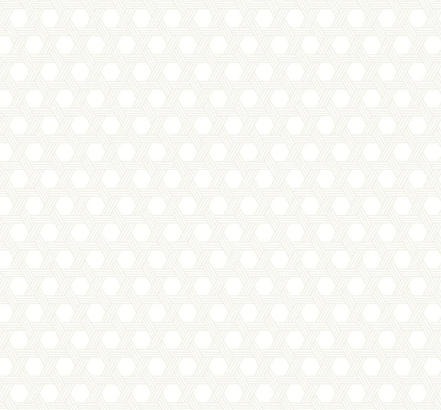 Seabrook Wallpaper Cabana Wicker Gray and Eggshell Luxe Retreat  United States 60.53 3.15" 27"  - My Fabric Connection -