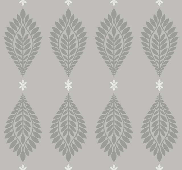 Seabrook Wallpaper Mirasol Palm Frond Cove Gray Luxe Retreat  United States 60.53 25.2" 27"  - My Fabric Connection -