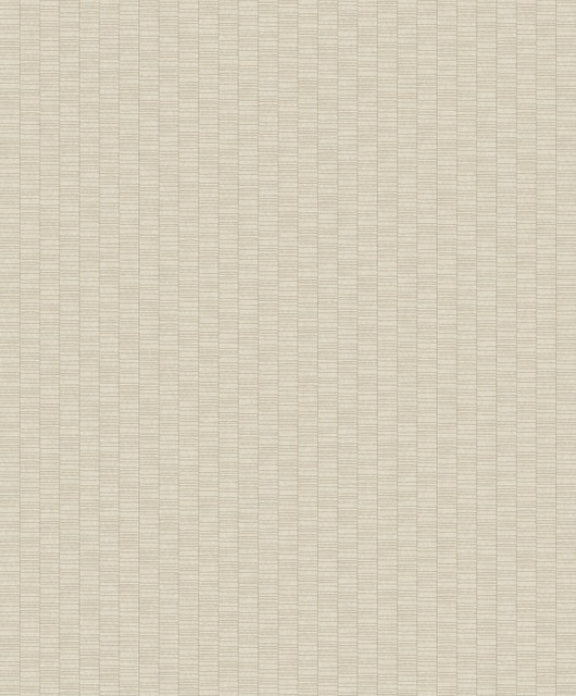 Seabrook Wallpaper Deco Spliced Stripe Parchment Mondrian  Netherlands 56.5 1.81" 20.5"  - My Fabric Connection -