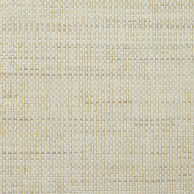 Seabrook Wallpaper Paper and Raffia Antique White & Gold Lillian August Grasscloth Binder  China 72 0" 36"  - My Fabric Connection -