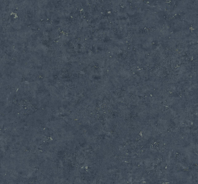 Seabrook Wallpaper Cement Faux Storm Blue & Metallic Graphite Even More Textures  United States 60.53 25.2" 27"  - My Fabric Connection -