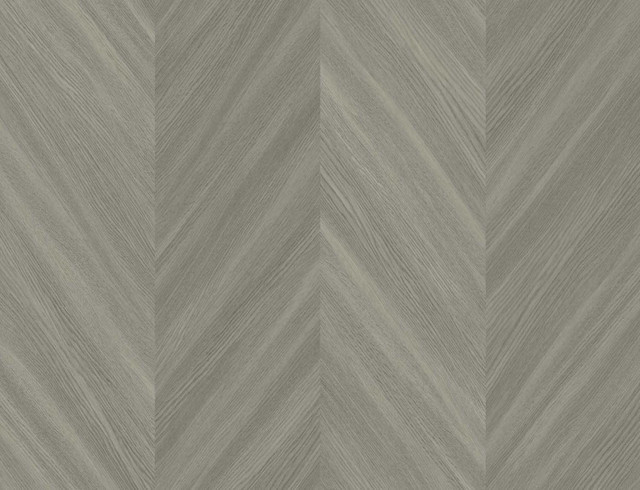 Seabrook Wallpaper Chevron Wood Veneer Even More Textures  United States 60.53 0" 27"  - My Fabric Connection -