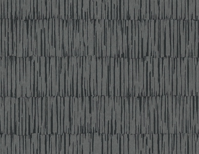 Seabrook Wallpaper Naomi Charcoal Japandi Style  United States 60.53 20.87" 27"  - My Fabric Connection -