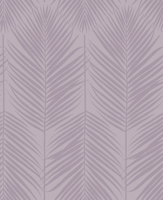 Seabrook Wallpaper Persei Palm Lilac Etten Beaded  Netherlands 57.5 25.2" 20.9"  - My Fabric Connection -