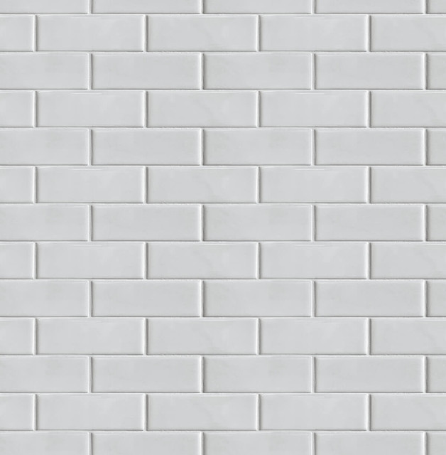 Seabrook Wallpaper Subway Tile Ivory NextWall Peel & Stick  United States 30.75 3.48" 20.5"  - My Fabric Connection -