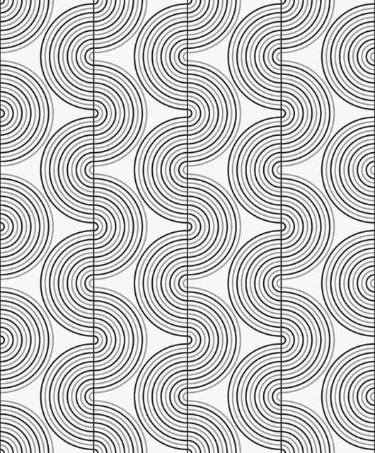 Seabrook Wallpaper Zen Geo Onyx & Metallic Silver NextWall Peel & Stick  United States 31.35 6.3" 20.9"  - My Fabric Connection -