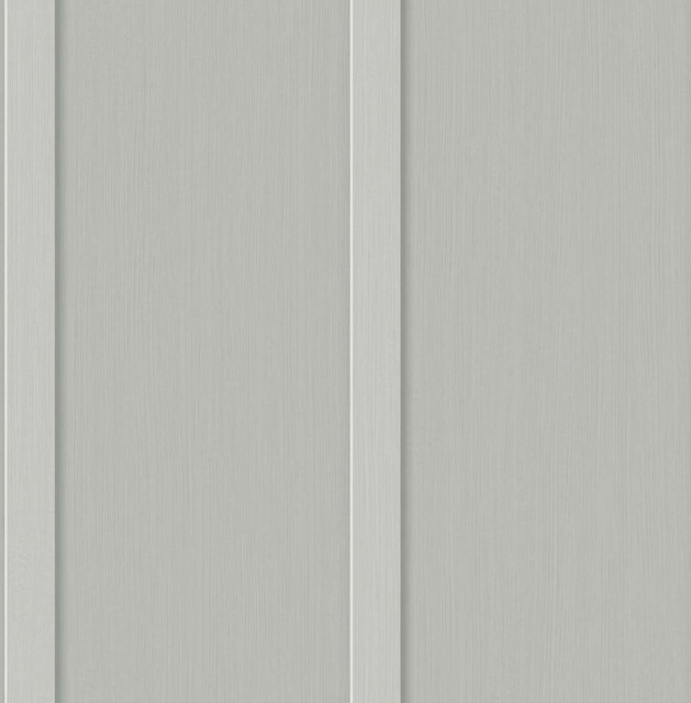Seabrook Wallpaper Faux Board & Batten Harbor Grey NextWall Peel & Stick  United States 30.75 0" 20.5"  - My Fabric Connection -