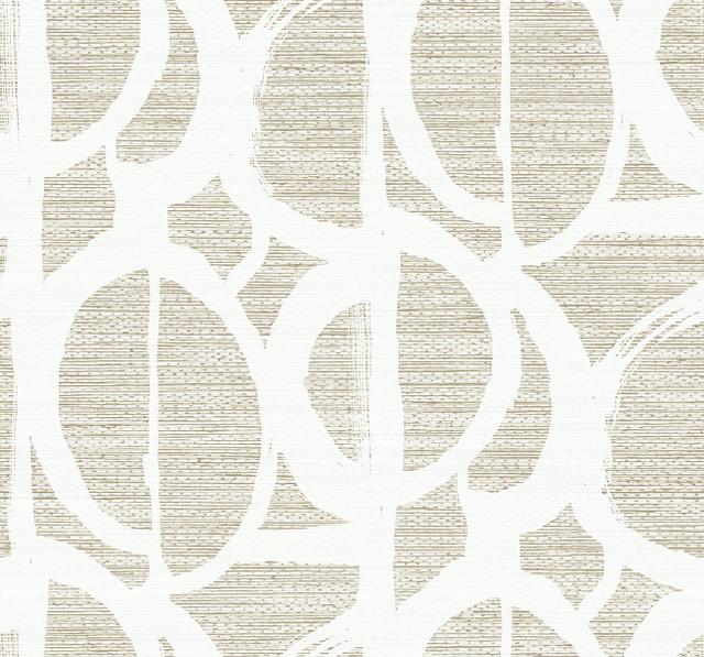 Seabrook Wallpaper Pendelton Papyrus Fibers and Threads  United States 60.75 25.2" 27"  - My Fabric Connection -