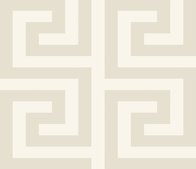 Seabrook Wallpaper Forte Greek Key Metallic Champagne Piano  Netherlands 57.5 18" 20.9"  - My Fabric Connection -