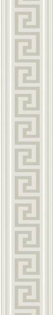 Seabrook Wallpaper Lyre Greek Key Border Almond & Metallic Champagne Piano  Netherlands 5.9 4.3" 4.3"  - My Fabric Connection -