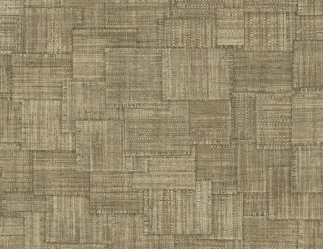 Seabrook Wallpaper Woven Blocks Woodbridge Raffia  United States 60.75 20.87" 27"  - My Fabric Connection -