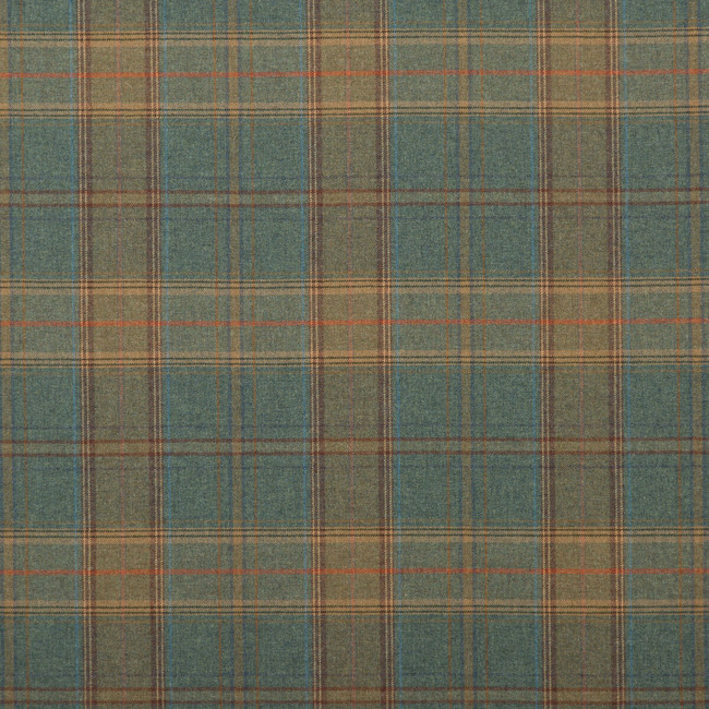 Mulberry Fabric Shetland Plaid Teal BOHEMIAN ROMANCE WOOL - 100% United Kingdom LIGHT Horizontal: - and Vertical: 13.79 59.1 - My Fabric Connection -