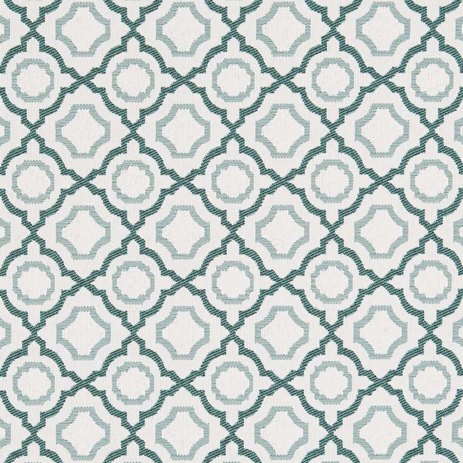 Charlotte Fabric D2562 Lagoon Veranda 100% Polypropylene USA Exceeds 60,000 Wyzenbeek Rubs </p><p>Repeat: Horizontal 3.5" x Vertical 3.5" 54 Inches - My Fabric Connection -
