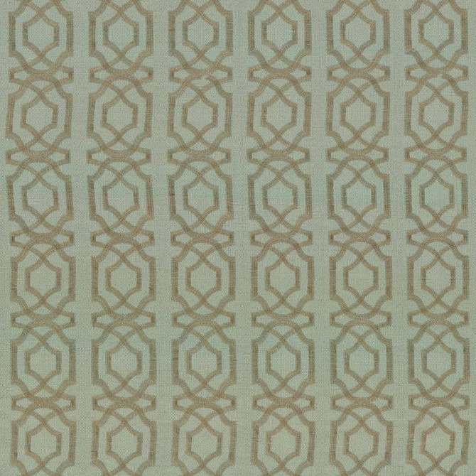 Kasmir Fabric Abacot Aqua 5074 100% Polyester Embroidery Contents 100% Polyester CHINA Not Tested H: 3 4/8 inches, V:3 6/8 inches 57 - 58 - My Fabric Connection - Kasmir