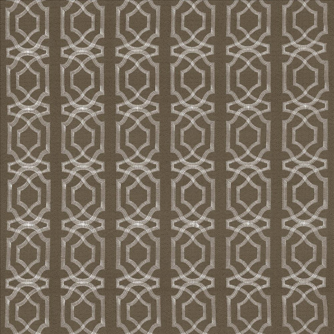 Kasmir Fabric Abacot Taupe 5068 100% Polyester Embroidery 100% Polyester CHINA Not Tested Horizontal: 3 4/8 inches and Vertical: 3 6/8 inches 55 - 58 - My Fabric Connection -