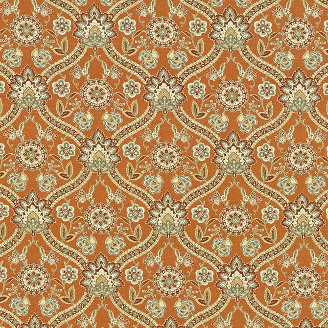 Kasmir Fabric Albergo Spice 5106 55% Linen
45% Rayon
 CHINA 12,000 Wyzenbeek Double Rubs </p><p>Repeat: Horizontal: 13 4/8 inches and Vertical: 13 2/8 inches 54 - My Fabric Connection -