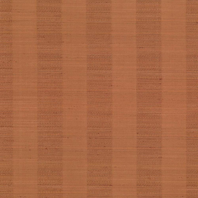 Kasmir Fabric Anantara Stripe Burnt Orange 5059 100% Polyester INDIA 30,000 Wyzenbeek Double Rubs H: 2 6/8 inches, V:N/A 55 - 56 - My Fabric Connection - Kasmir