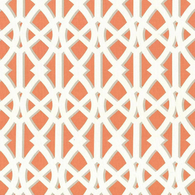 Kasmir Fabric Archetype Mandarin 1434 100% Cotton USA 15,000 Wyzenbeek Double Rubs H: 6 6/8 inches, V:12 5/8 inches 54 - My Fabric Connection - Kasmir