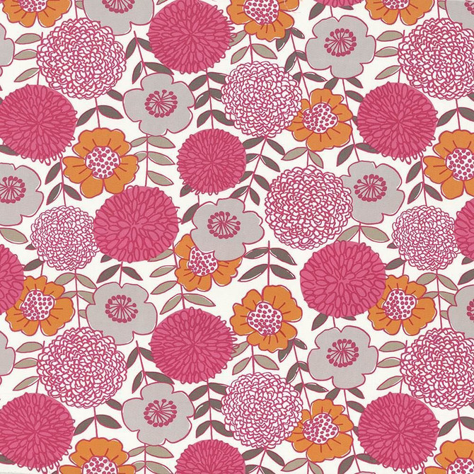 Kasmir Fabric Arcodoro Papaya 5063 100% Cotton
 CHINA </p><p>Repeat: Horizontal: 27 inches and Vertical: 25 2/8 inches 54 - My Fabric Connection -