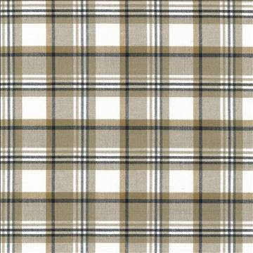 Kasmir Fabric Bardwell Plaid Granite 5066 100% Cotton INDIA 30,000 Wyzenbeek Double Rubs H: 3 inches, V: 3 inches 54 - My Fabric Connection - Kasmir