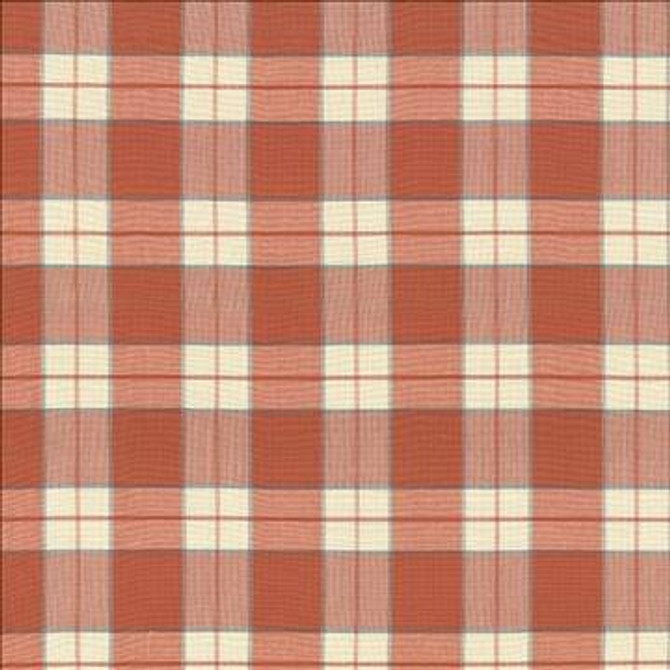 Kasmir Fabric Barton Creek Persimmon 5086 100% Cotton INDIA 6,000 Wyzenbeek Double Rubs H: 6 6/8 inches, V: 6 6/8 inches 54 - My Fabric Connection - Kasmir