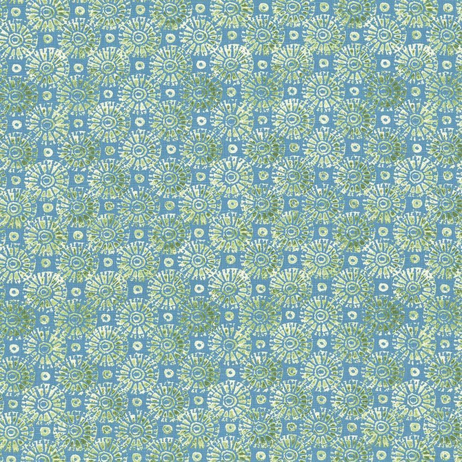 Kasmir Fabric Batik Medallion Surf 5073 100% Cotton
 USA 15,000 Wyzenbeek Double Rubs </p><p>Repeat: Horizontal: 10 7/8 inches and Vertical: 13 4/8 inches 54 - My Fabric Connection -