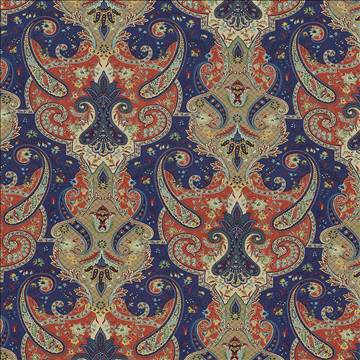 Kasmir Fabric Beaudelaire Evening Sky 5065 100% Cotton PERU 42,000 Wyzenbeek Double Rubs H: 27 inches, V: 27 inches 54 - My Fabric Connection - Kasmir