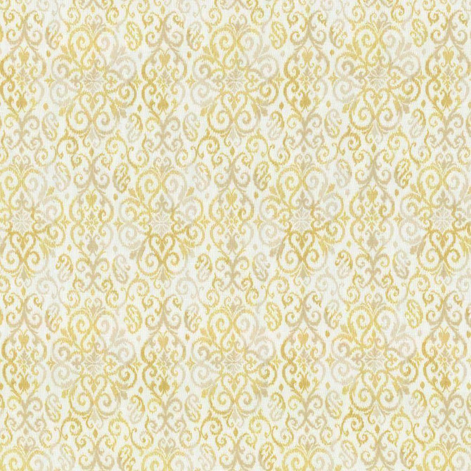 Kasmir Fabric Bengali Maize 5077 80% Polyester 20% Linen SPAIN Not Tested H: 9 2/8 inches, V:17 4/8 inches 57 - 58 - My Fabric Connection - Kasmir