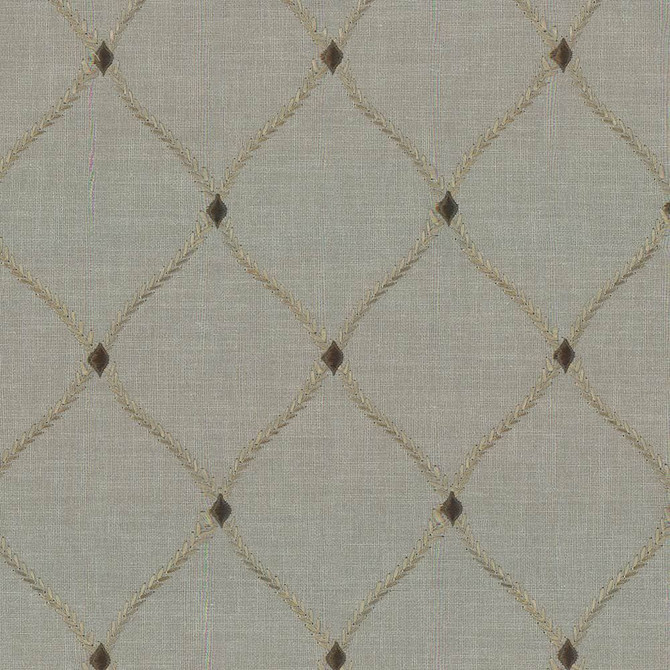 Kasmir Fabric Bluffton Cloud 1438 100% Polyester
Embroidery
100% Rayon
 INDIA 15,000 Wyzenbeek Double Rubs </p><p>Repeat: Horizontal: 4 2/8 inches and Vertical: 6 1/8 inches 51 - My Fabric Connection -