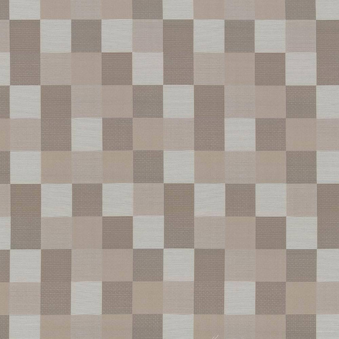 Kasmir Fabric Brewster Check Driftwood 1437 100% Polyester TURKEY Not Tested H: 13 4/8 inches, V:14 7/8 inches 58 - My Fabric Connection - Kasmir