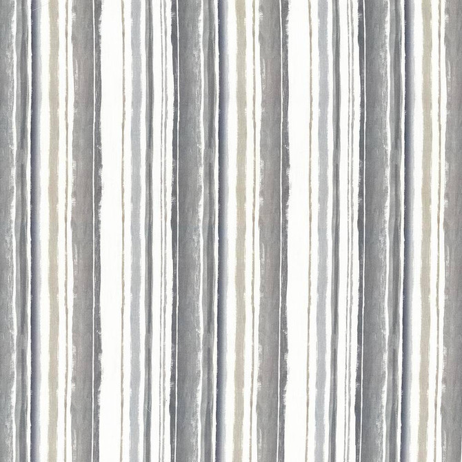 Kasmir Fabric Brookmere Stripe Slate 5078 100% Cotton INDIA 3,000 Wyzenbeek Double Rubs H: 13 4/8 inches, V:N/A 54 - My Fabric Connection - Kasmir