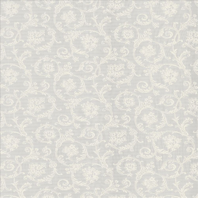 Kasmir Fabric Buckinghamshire Ivory 1444 100% Polyester
 TURKEY </p><p>Repeat: Horizontal: 27 inches and Vertical: 11 6/8 inches 114 - 115 - My Fabric Connection -