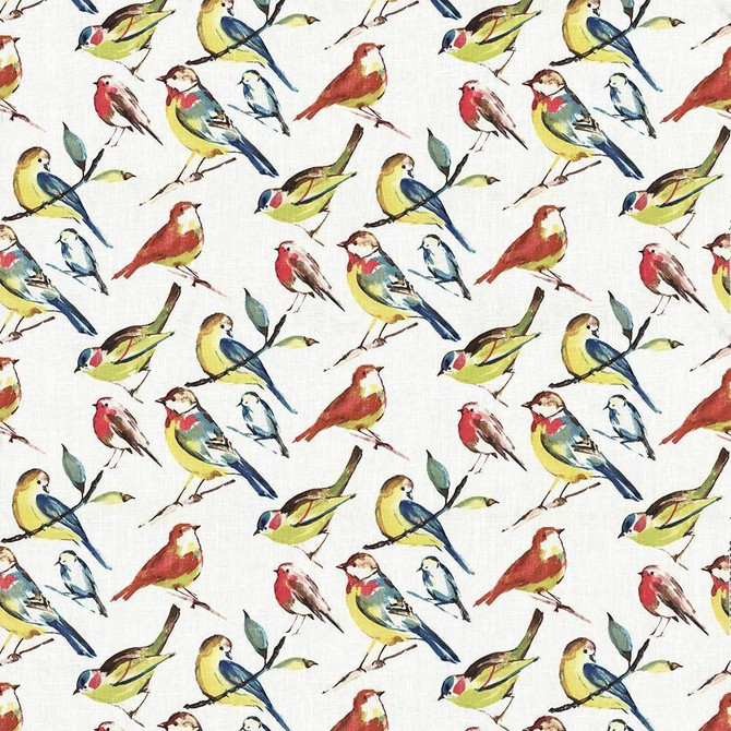 Kasmir Fabric Bye Bye Birdie Summer 5063 55% Linen 45% Rayon USA 9,000 Wyzenbeek Double Rubs H: 27 inches, V:25 2/8 inches 54 - My Fabric Connection - Kasmir