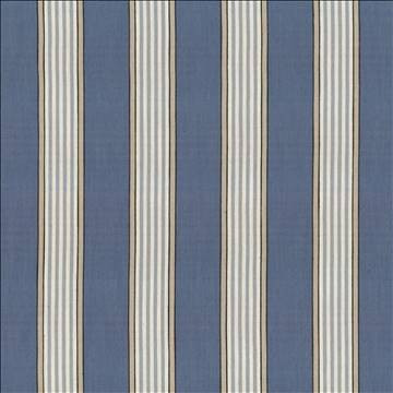 Kasmir Fabric Carnegie Stripe Indigo 1446 42% Viscose 40% Polyester 18% Linen CHINA 30,000 Martindale Cycles H: 7 inches, V: N/A 57 - My Fabric Connection - Kasmir