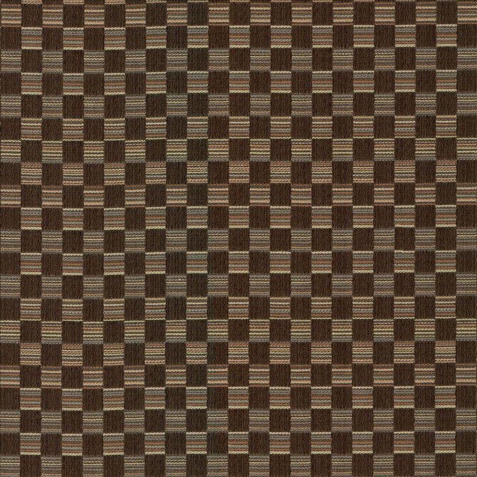 Kasmir Fabric Check This Out Chocolate 5084 55% Polyester
45% Rayon
 CHINA </p><p>Repeat: Horizontal: 1 inches and Vertical: 3 inches 55 - My Fabric Connection -