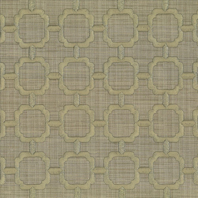 Kasmir Fabric Chignon Grassland See sample 65% Cotton
35% Polyester
Embroidery
100% Rayon
 INDIA 3,000 Wyzenbeek Double Rubs </p><p>Repeat: Horizontal: 2 1/8 inches and Vertical: 2 inches 51 - My Fabric Connection -