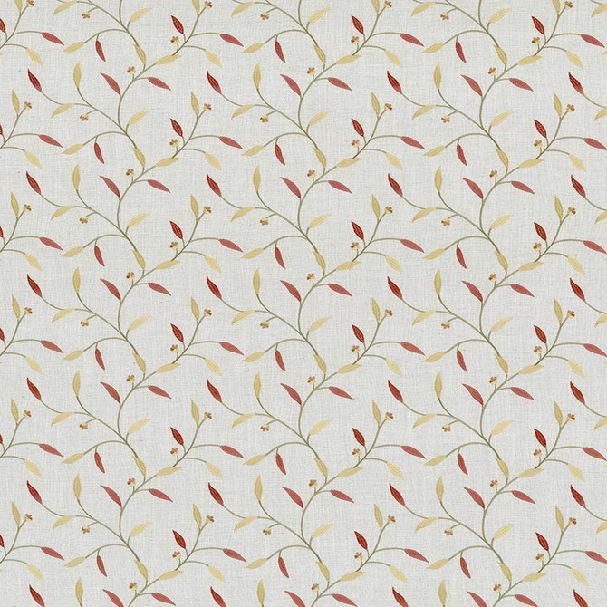 Kasmir Fabric Claire'S Garden Bouquet 1443 70% Viscose 30% Linen Embroidery Contents 100% Rayon INDIA 30,000 Wyzenbeek Double Rubs H: 12 5/8 inches, V:6 2/8 inches 54 - 55 - My Fabric Connection - Kasmir