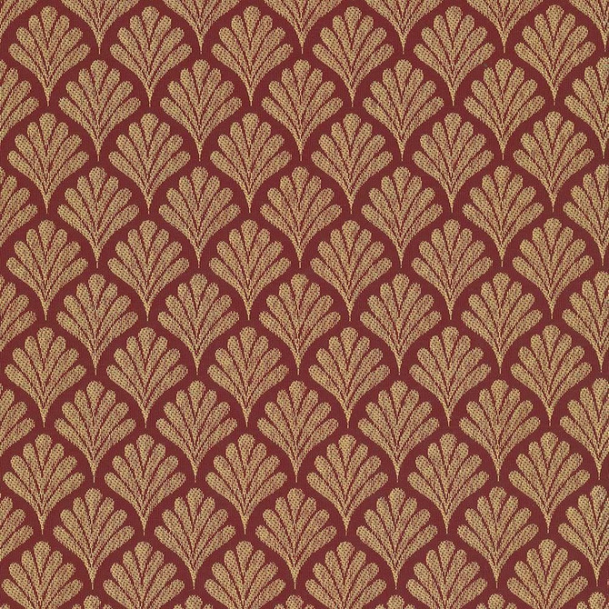 Kasmir Fabric Coquille Red See sample 100% Polyester
 CHINA 41,000 Wyzenbeek Double Rubs </p><p>Repeat: Horizontal: 2 inches and Vertical: 1 6/8 inches 57 - My Fabric Connection -