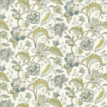 Kasmir Fabric Darby Hill Peacock 5082 100% Cotton USA 15,000 Wyzenbeek Double Rubs H: 54 inches, V: 27 inches 54 - My Fabric Connection - Kasmir