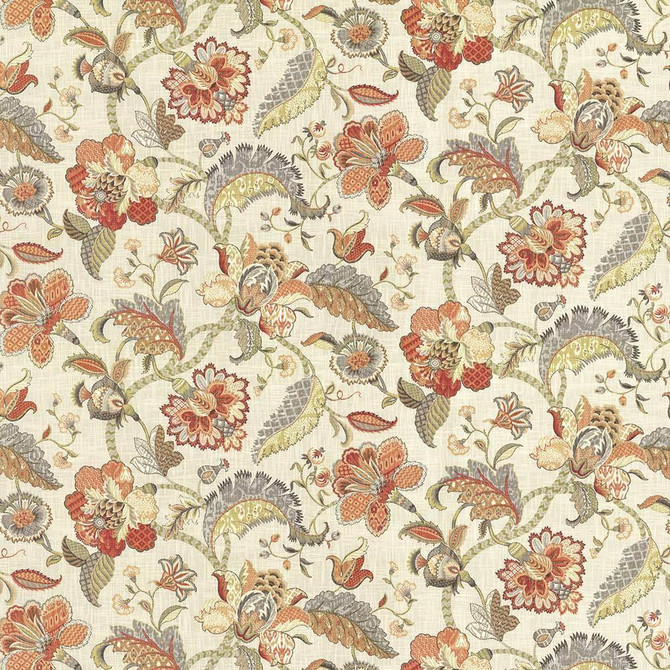 Kasmir Fabric Darby Hill Spice 5079 100% Cotton USA 15,000 Wyzenbeek Double Rubs H: 54 inches, V:27 inches 54 - My Fabric Connection - Kasmir