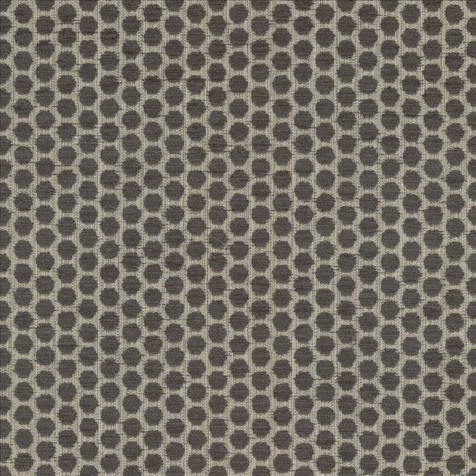 Kasmir Fabric Delightful Dots Charcoal 1438 42% Acrylic
33% Polyester
25% Cotton
 TURKEY 31,000 Martindale Cycles Horizontal: 1 inches and Vertical: 5/8 inches 54 - My Fabric Connection -