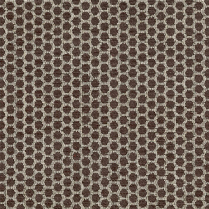 Kasmir Fabric Delightful Dots Coffee 1438 42% Acrylic
33% Polyester
25% Cotton
 TURKEY 31,000 Martindale Cycles Horizontal: 1 inches and Vertical: 5/8 inches 54 - My Fabric Connection -