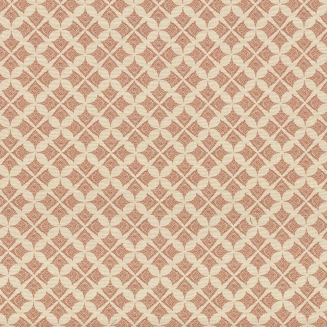 Kasmir Fabric Devi Persimmon 5087 92% Polyester 8% Cotton CHINA 3,000 Wyzenbeek Double Rubs H: 5 3/8 inches, V:5 inches 54 - My Fabric Connection - Kasmir