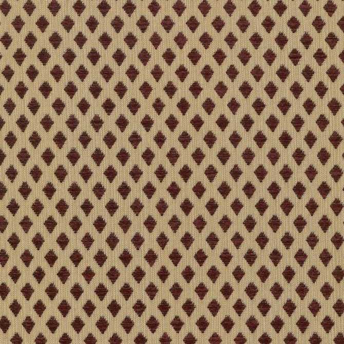 Kasmir Fabric Diamond Broker Crimson See sample 100% Polyester
 CHINA 25,000 Wyzenbeek Double Rubs </p><p>Repeat: Horizontal: 6/8 inches and Vertical: 1 4/8 inches 56 - My Fabric Connection -