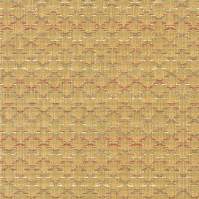 Kasmir Fabric Diamonside Gold 5086 55% Polyester 45% Rayon CHINA 25,000 Wyzenbeek Double Rubs Horizontal: 1 2/8 inches and Vertical: 4/8 inches 55 - My Fabric Connection -