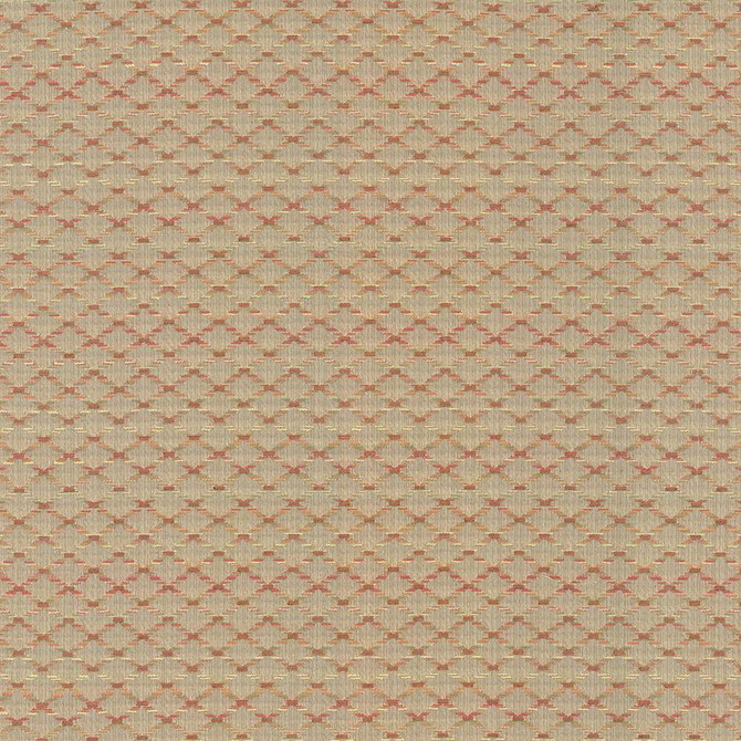 Kasmir Fabric Diamonside Watermelon 5087 55% Polyester 45% Rayon CHINA 25,000 Wyzenbeek Double Rubs H: 1 2/8 inches, V:4/8 inches 55 - My Fabric Connection - Kasmir