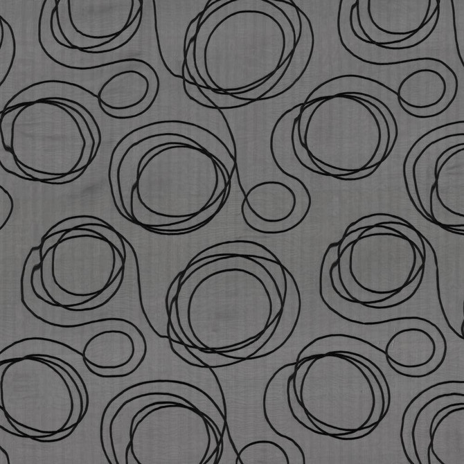 Kasmir Fabric Doodlebug Ebony 5077 100% Polyester Embroidery Contents 100% Polyester CHINA H: 17 inches, V:17 inches 106 - 108 - My Fabric Connection - Kasmir