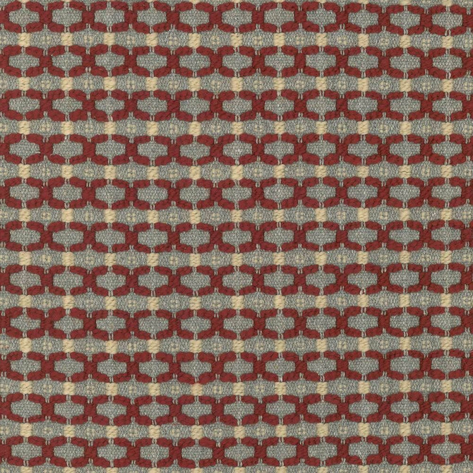 Kasmir Fabric Falkirk Trellis Chili Powder 1440 89% Cotton
6% Polyester
4% Acrylic
1% Nylon
 USA </p><p>Repeat: Horizontal: 1 inches and Vertical: 1 inches 54 - My Fabric Connection -
