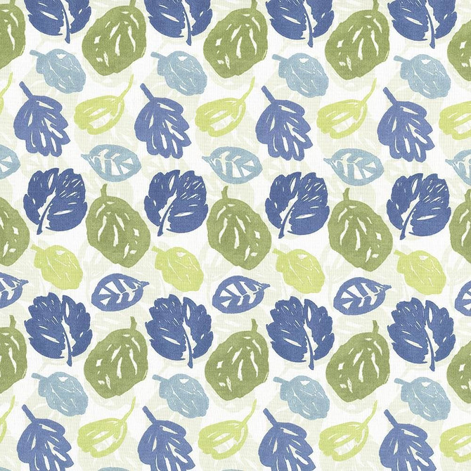 Kasmir Fabric Garden Show Bluebell 5075 100% Cotton SPAIN Not Tested Horizontal: 9 1/8 inches and Vertical: 24 4/8 inches 54 - 55 - My Fabric Connection -